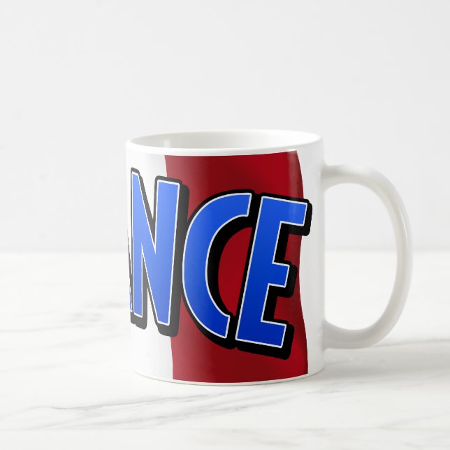 Caneca De Café Viva França! (Direita)