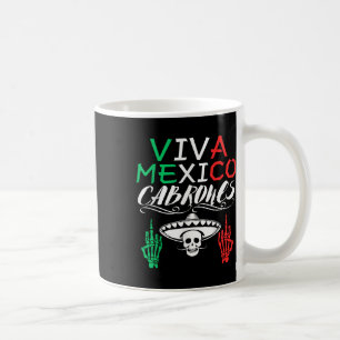 Caneca De Café Viva México Dia da Independência dos Cabrones Band