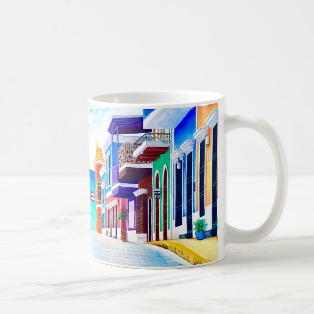 Caneca De Café ¡Viva Porto Rico! (Direita)