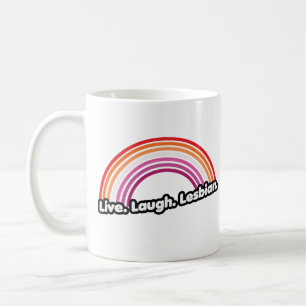 Caneca De Café "Viva Ri Lésbica"
