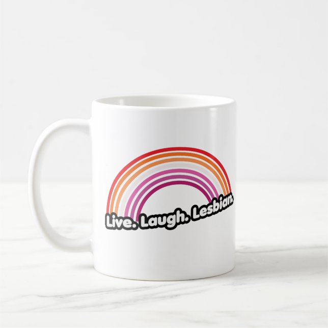 Caneca De Café "Viva Ri Lésbica" (Esquerda)