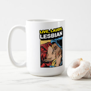 Caneca De Café Viva Ria Lésbica