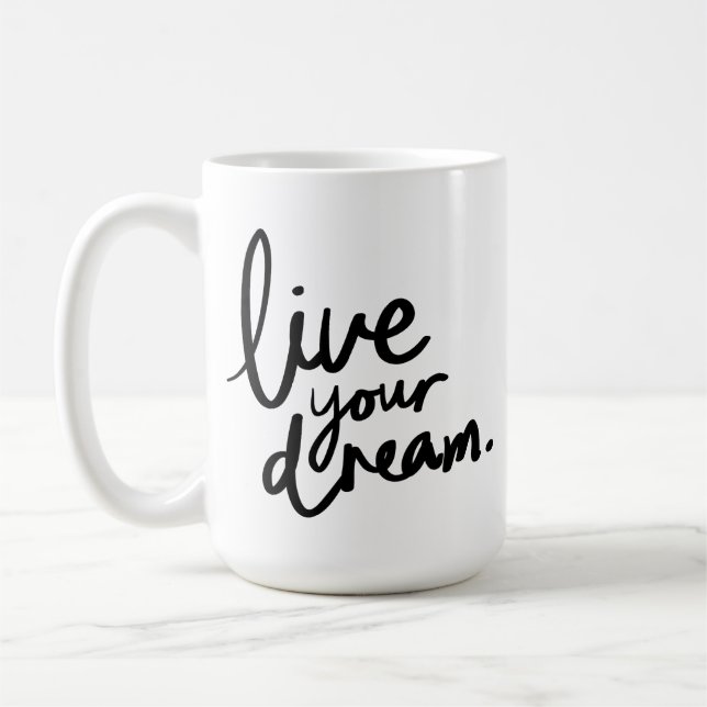 Caneca De Café Viva seu sonho  (Esquerda)