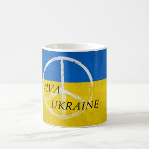 CANECA DE CAFÉ VIVA UCRÂNIA
