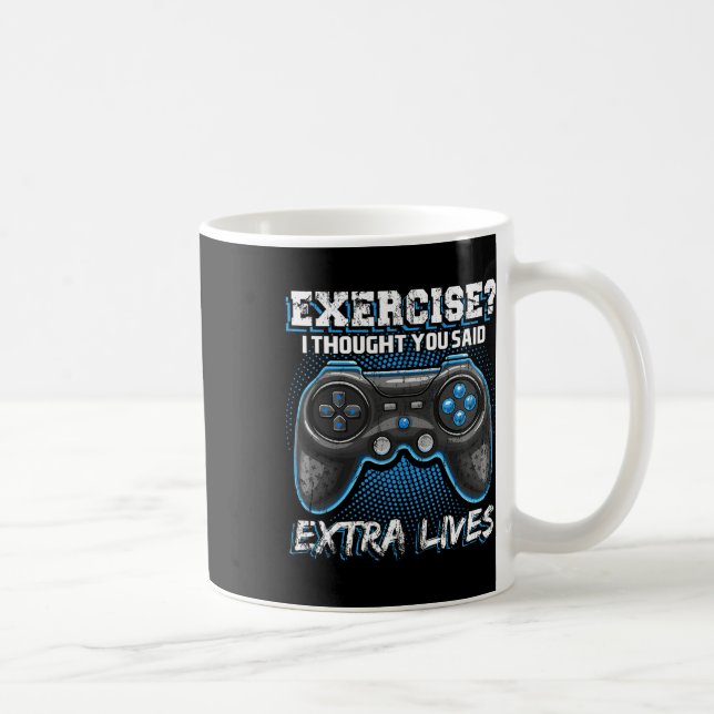Caneca De Café Vive Engraçado Controlador de Jogo de Vídeo Trazen (Direita)