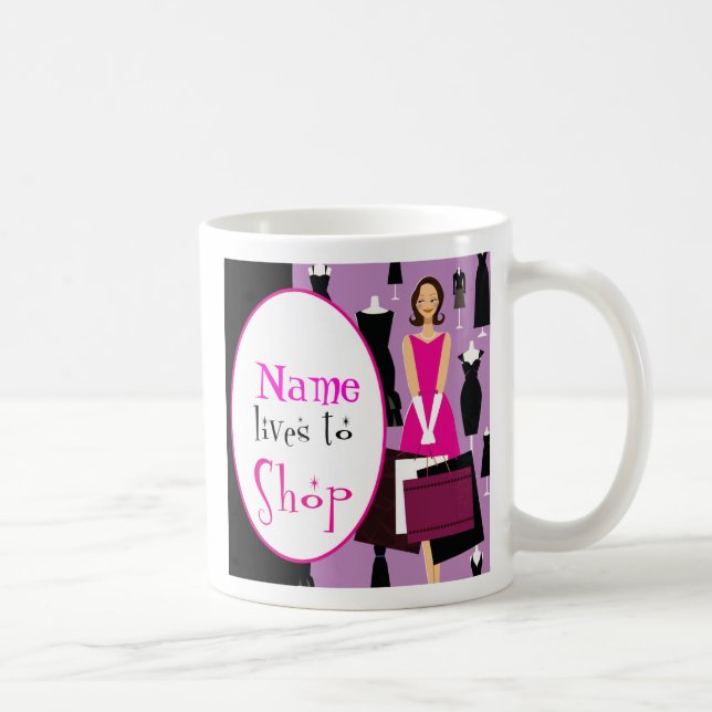 Caneca De Café Vive para Comprar Mug (Direita)