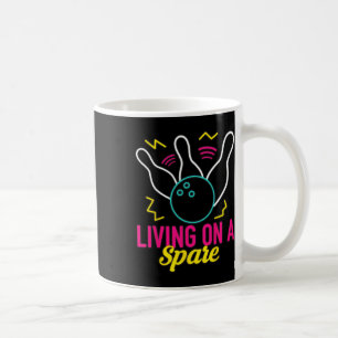 Caneca De Café Vivendo De Um Trouxa Liga De Boliche Engraçada Vin