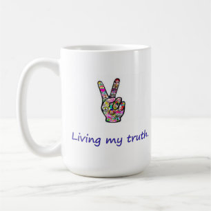 Caneca De Café Vivendo Minha Verdade