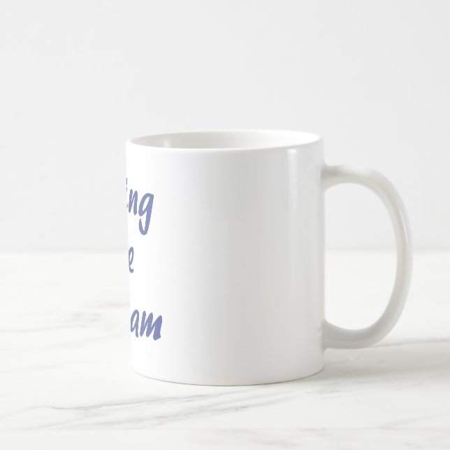 Caneca De Café Vivendo o sonho (Direita)