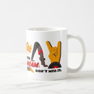 Caneca De Café Vivendo seu sonho Max Mug