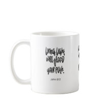 Viver Luz Inundará Seu Caminho, Christian Mug.