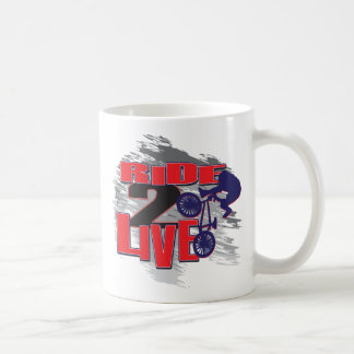 Caneca De Café Viver para a Corrida ao Vivo