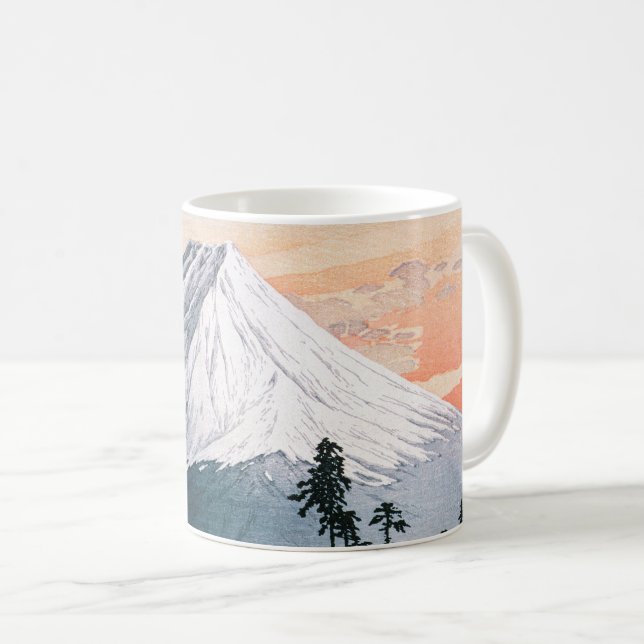 Caneca De Café Vizinhança de Katsuyama por Hiroaki Takahashi (Frente Esquerda)