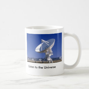 Caneca De Café VLA escutam o universo