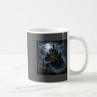 Caneca De Café Vlad O Empalador Arte de Castelo Medieval Escuro