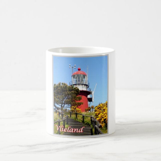 Caneca De Café Vlieland - Ilhas Frísias - Holanda - (Centro)