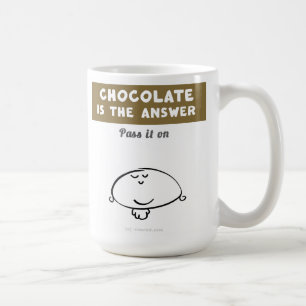 Caneca De Café VM8577 Vimrod "chocolate é a resposta "