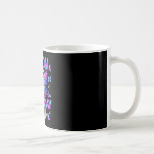 Caneca De Café Vó da aniversariante família borboleta