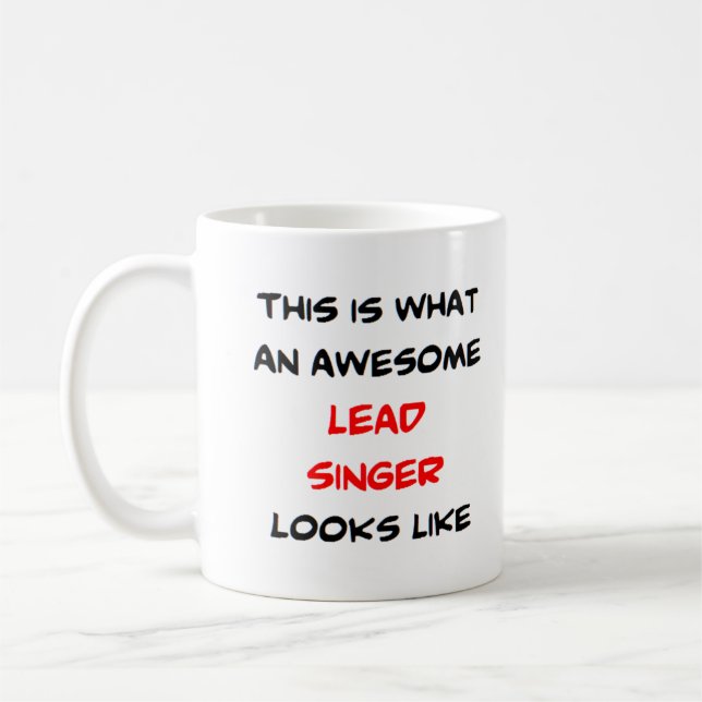Caneca De Café vocalista principal, incrível (Esquerda)