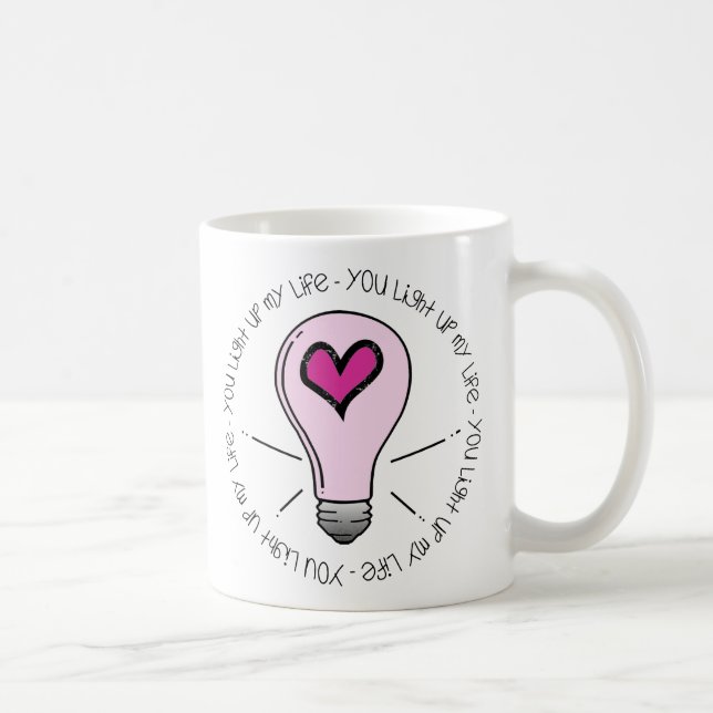 Caneca De Café Você Acende Minha Vida (Direita)