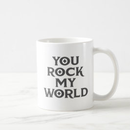 Caneca De Café Você Agita Meu Mundo.