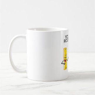 Caneca De Café Você Agita Seu Excelente Bonito Rocker e Ruler Gif