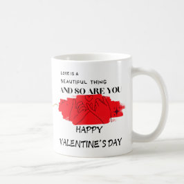 Caneca De Café Você + Amor = Lindo: Guarda-Saída do Namorados