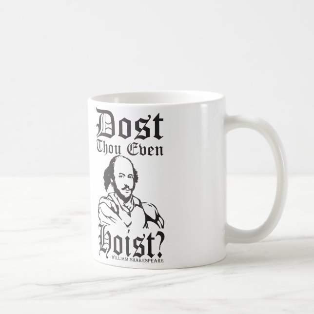 Caneca De Café Você Até Grita? - Shakespeare (Direita)