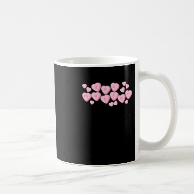 Caneca De Café Você Candy Hearts Sticker (Direita)