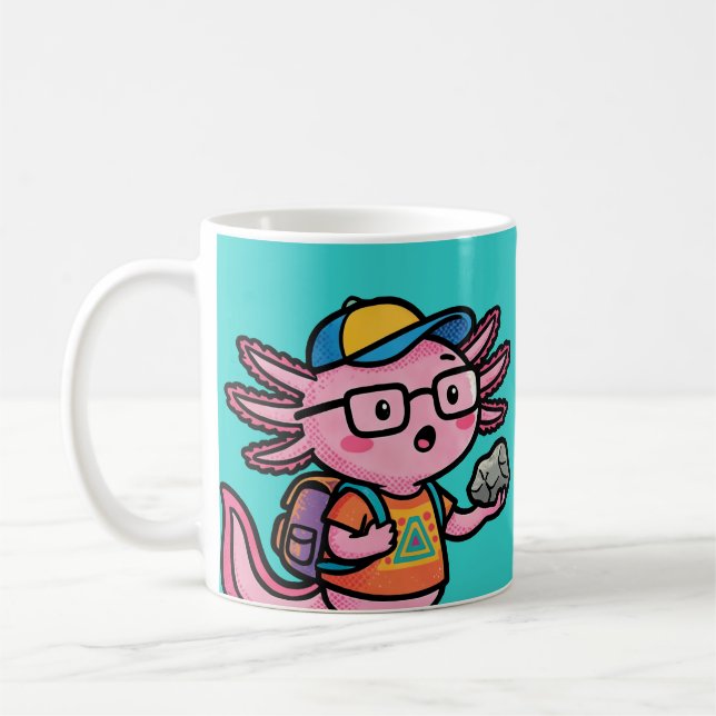 Caneca De Café Você certamente axolotl perguntas Meme Sarcástico  (Esquerda)