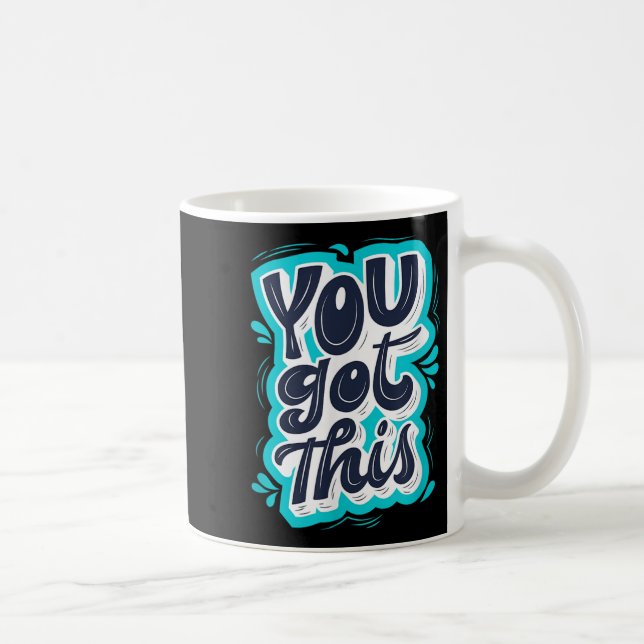 Caneca De Café Você Consegui Dizer Citação Motivacional Inspirado (Direita)