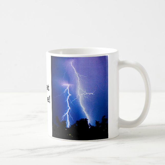 Caneca De Café Você deve ver que cafeína me faz! (Direita)