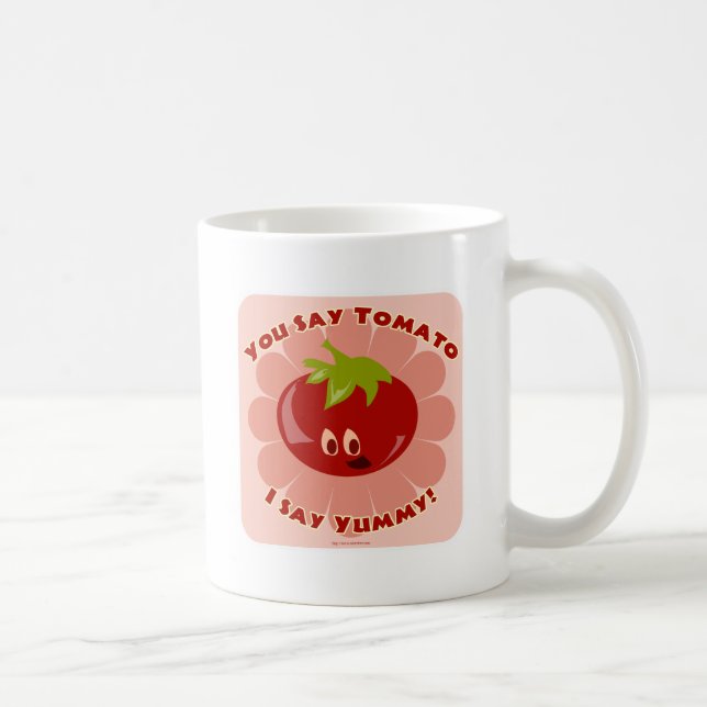 Caneca De Café Você Diz Tomate! (Direita)
