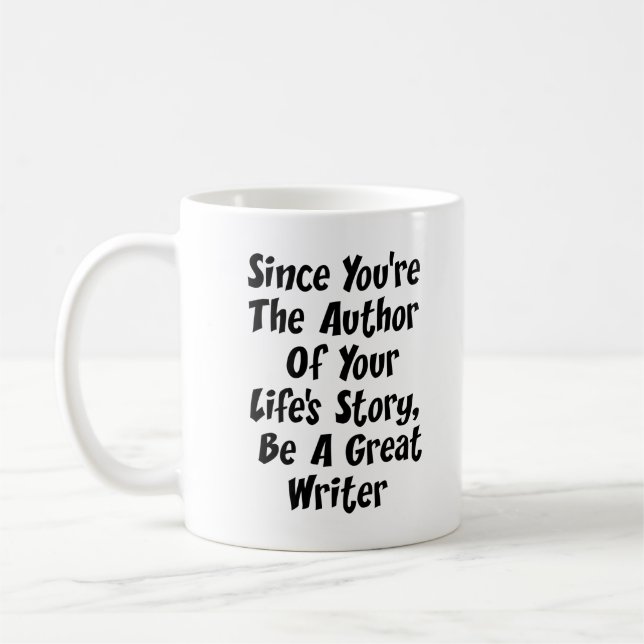 Caneca De Café Você é a autora da história da sua vida (Esquerda)