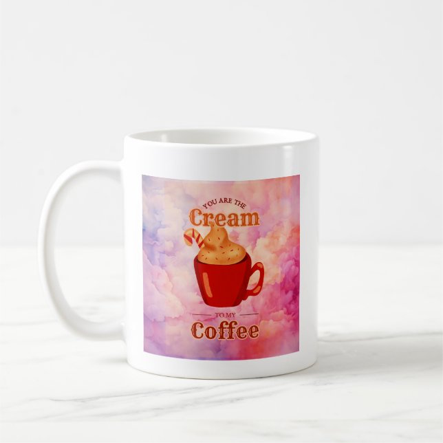 Caneca De Café Você É a Creme do Meu Café (Esquerda)
