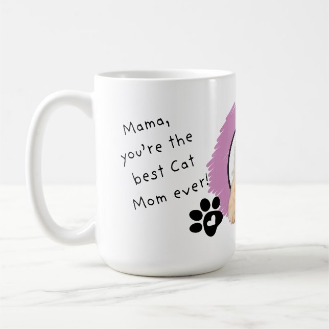 Caneca De Café Você é a melhor mãe de gato (Esquerda)