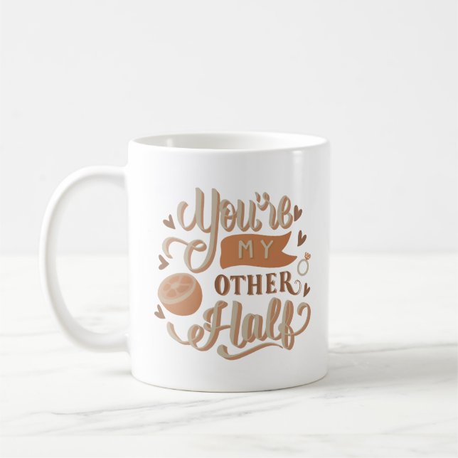 Caneca De Café você é a minha outra metade (Esquerda)