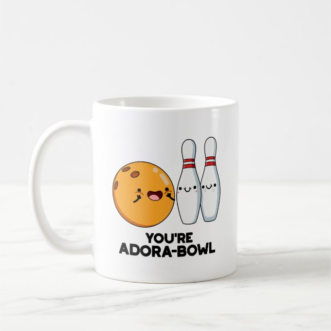 Caneca De Café Você é Adora-Bowl Boliche Engraçado (Esquerda)