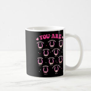 Caneca De Café Você É Amado Belos Cavalos Ferradura Fé Ocidental