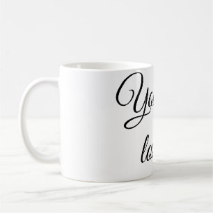 Caneca De Café Você é amado citação de motivação sol abençoado mi