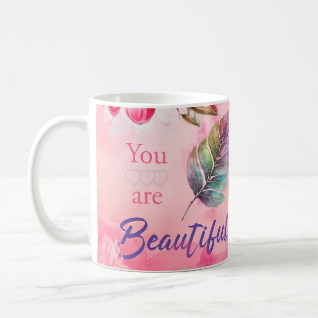 Caneca De Café Você é Bonito (Esquerda)