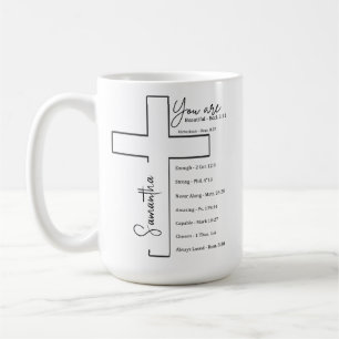 Caneca De Café Você é cruz personalizada bonita