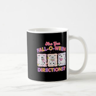 Caneca De Café Você é Direções Falloween, Fantasma Bonito de Hall