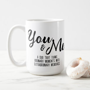 Caneca De Café Você e eu personalizados
