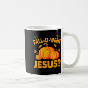 Caneca De Café Você é Fall-o-ween Jesus Cristão Abóbora Hallow