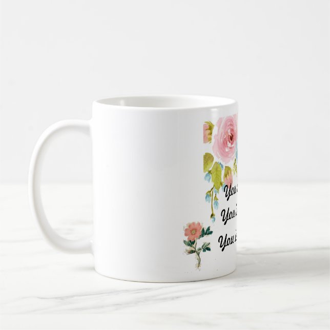 Caneca De Café Você é gentil, esperto, você é importante | Fundos (Esquerda)