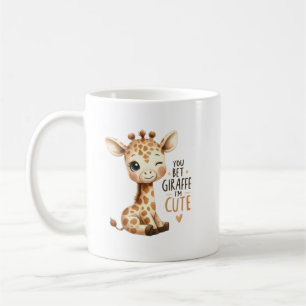 Caneca De Café Você É Girafa Fofa Doce Arte