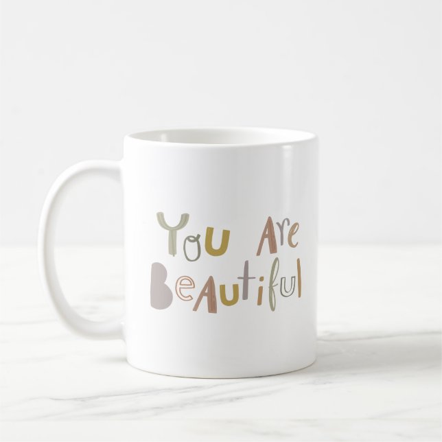 CANECA DE CAFÉ VOCÊ É LINDO (Esquerda)