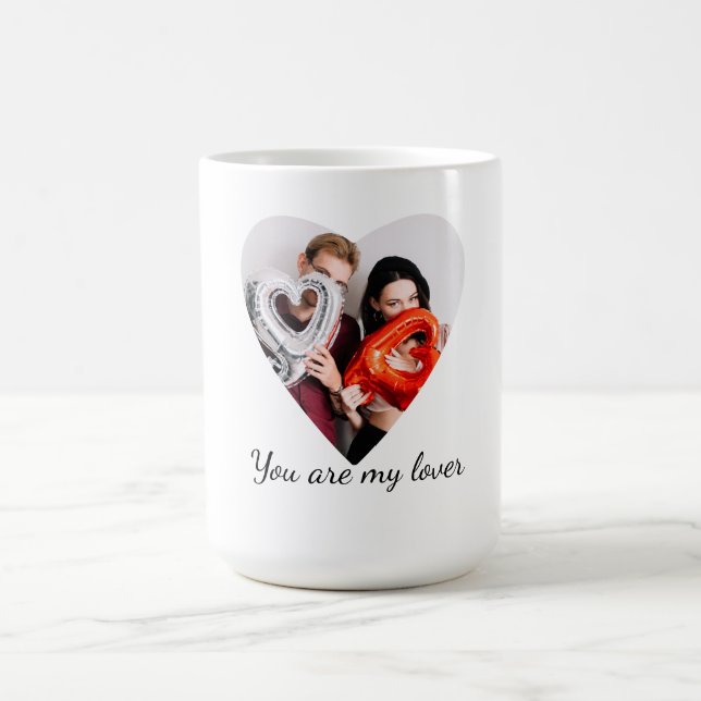 Caneca De Café Você É Meu Amante – Design de Coração Romântico (Centro)