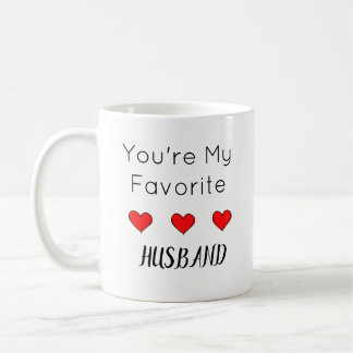 Caneca De Café Você é meu marido favorito, citação engraçada